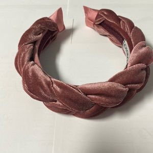 Georgie Cole Braided Headband Soft Mauve Color